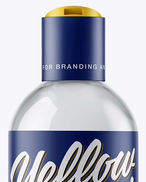Clear Cosmetic Bottle Mockup PSD #1