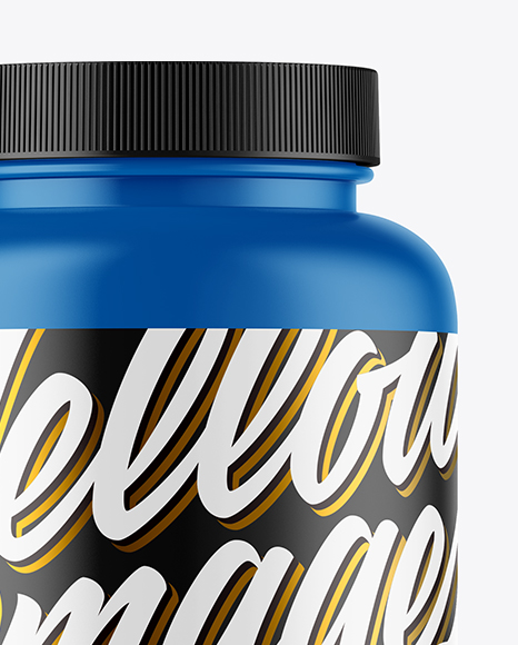 Matte Plastic Bottle Mockup PSD #2