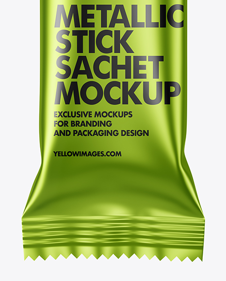 Download Matte Metallic Stick Sachet Mockup In Sachet Mockups On Yellow Images Object Mockups PSD Mockup Templates