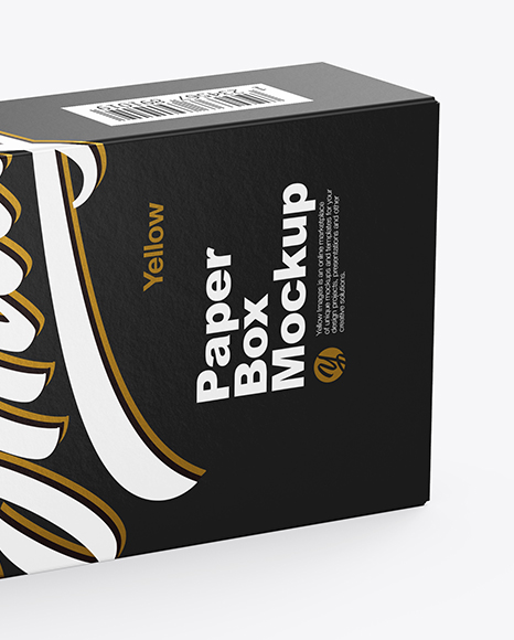 Paper Box Mockup PSD #1