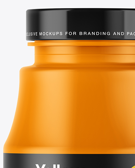 Matte Pills Bottle Mockup PSD #1