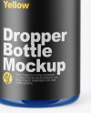 Glossy Dropper Bottle Mockup