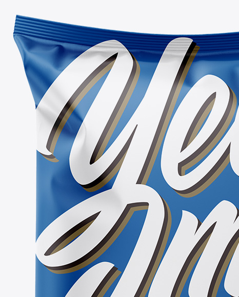 Matte Snack Package Mockup PSD #2