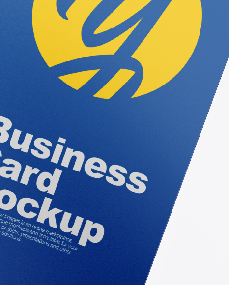 Two Matte Business Cards Mockup PSD #1