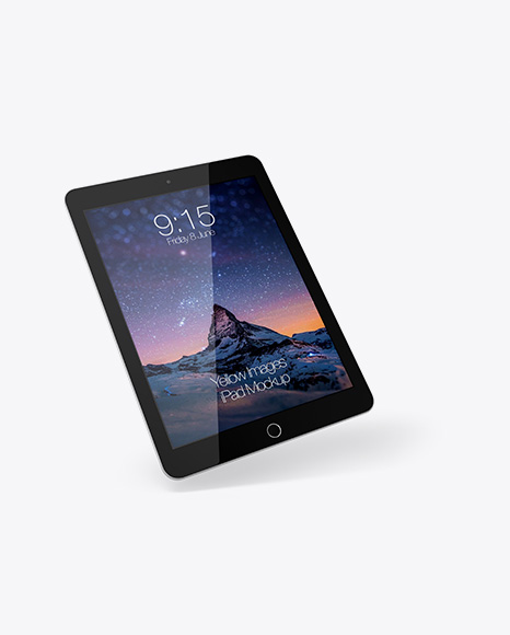 iPad w  Stylus Mockup PSD #3