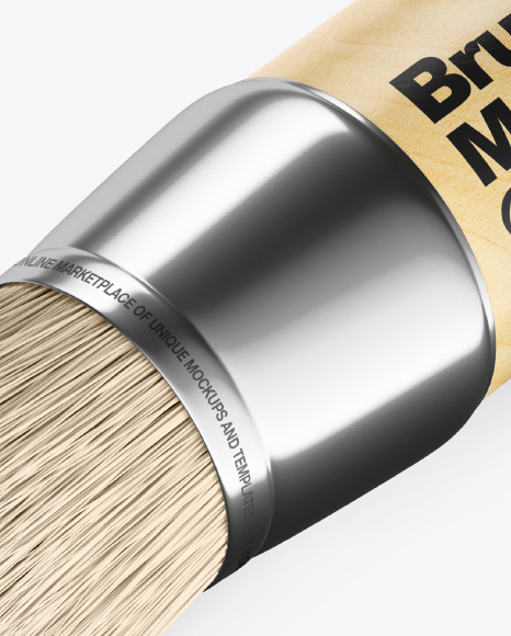 Brush Mockup PSD #1