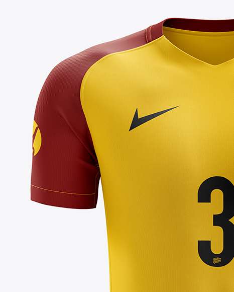 Download Men's Soccer Kit mockup (Front View) in Apparel Mockups on ...