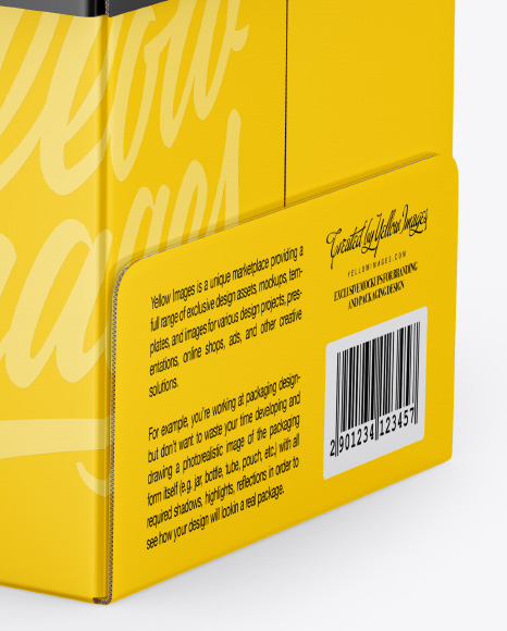 Paper Box Mockup PSD #1