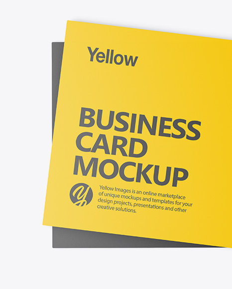 Two Business Cards Mockup PSD #2