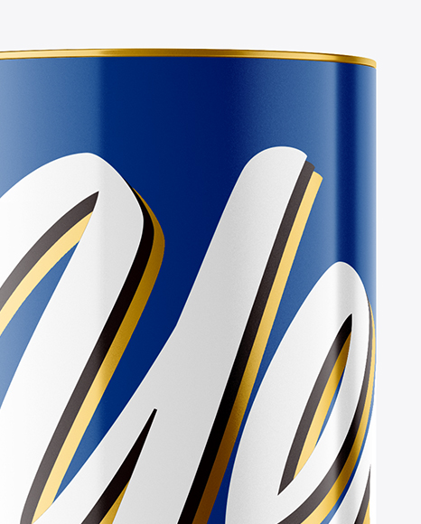 Glossy Paper Tube Mockup PSD #2