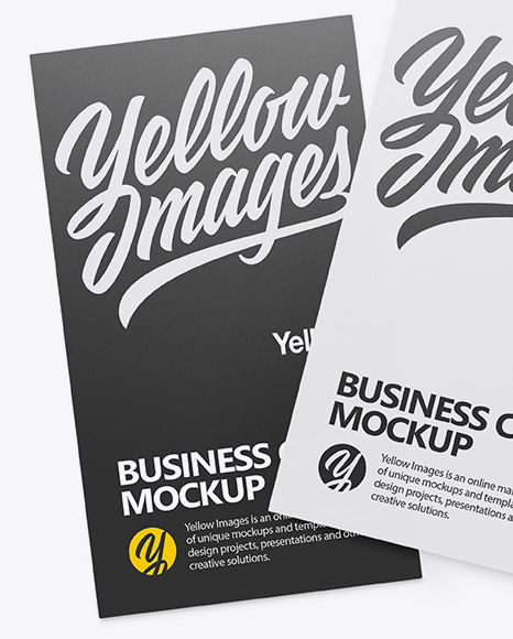 Three Business Cards Mockup PSD #2