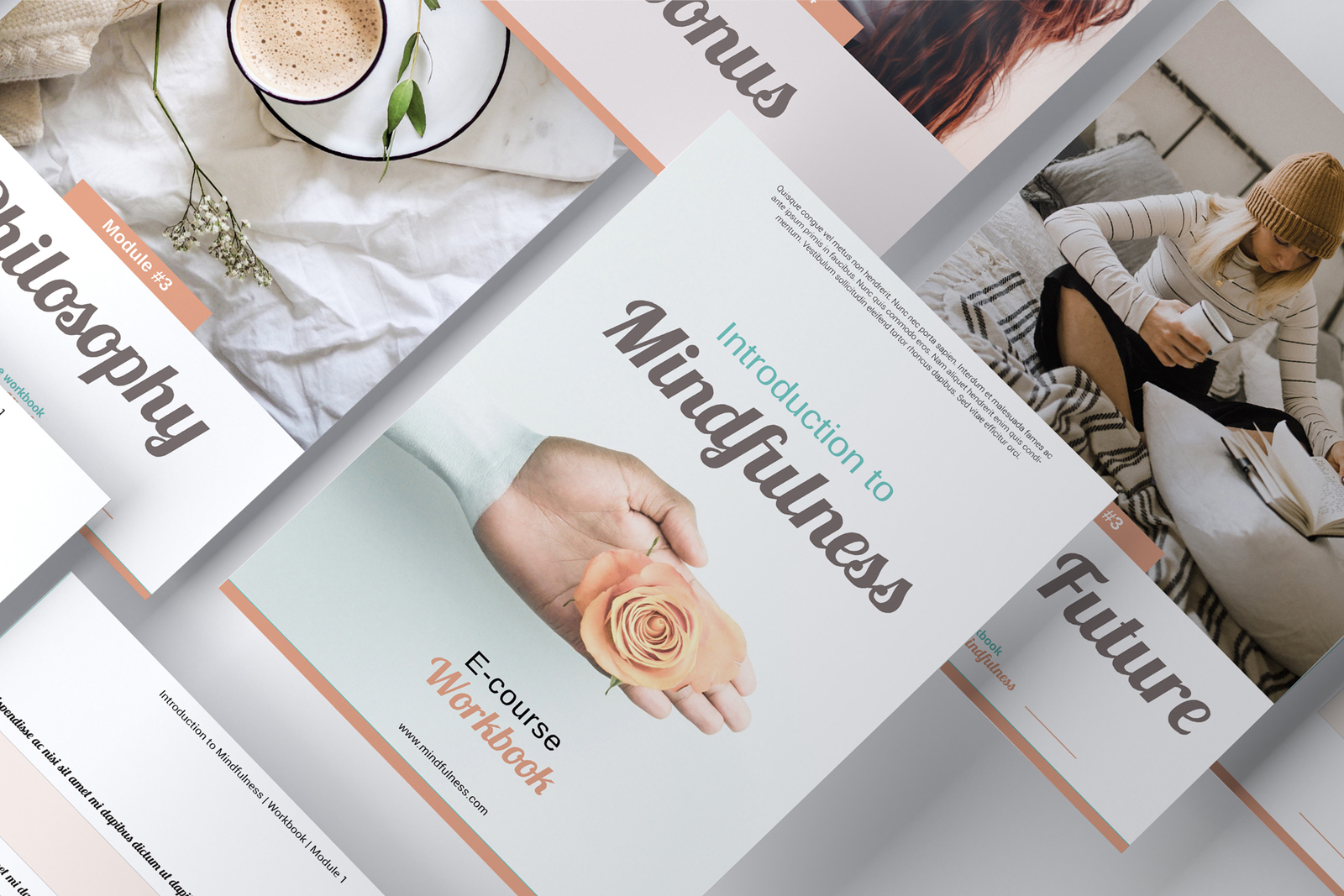 Ecourse Workbook / Optin InDesign Template in Creative