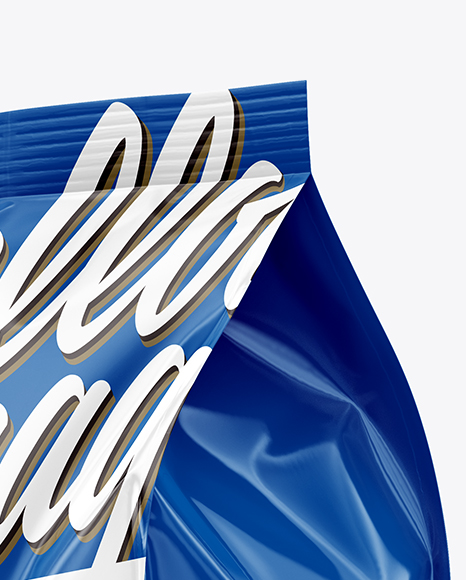 Glossy Food Bag Mockup PSD #2