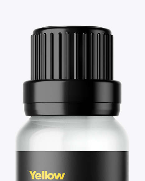 Clear Oil Bottle Mockup PSD #2