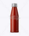 100ml Tomato Sauce Bottle Mockup - Free Download Images High Quality