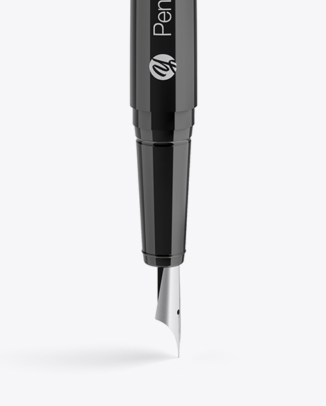 Glossy Pen Mockup PSD #2