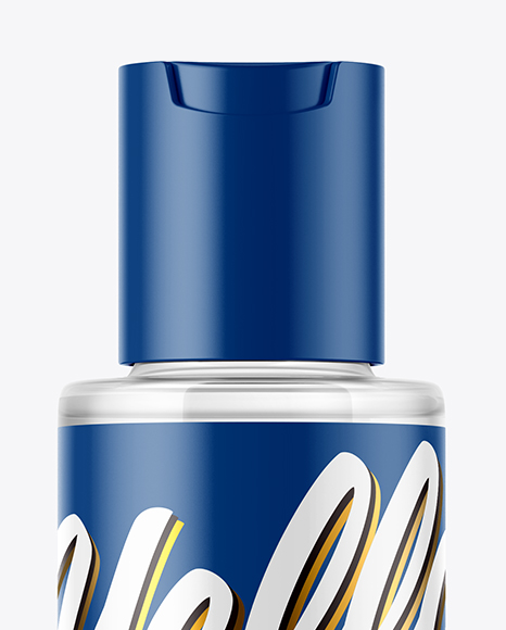 Clear Cosmetic Bottle Mockup PSD #2