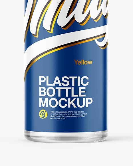 Clear Cosmetic Bottle with Pump Mockup PSD #1