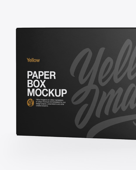 Paper Box Mockup PSD #2