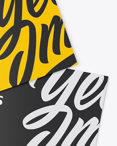 Two Business Cards Mockup PSD #1