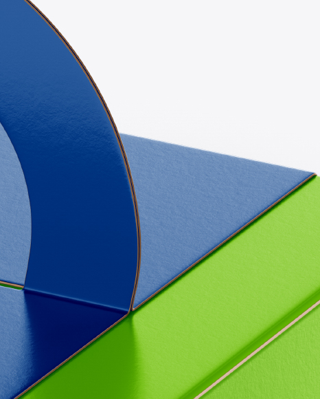 Box Mockup   Half Side View PSD #1