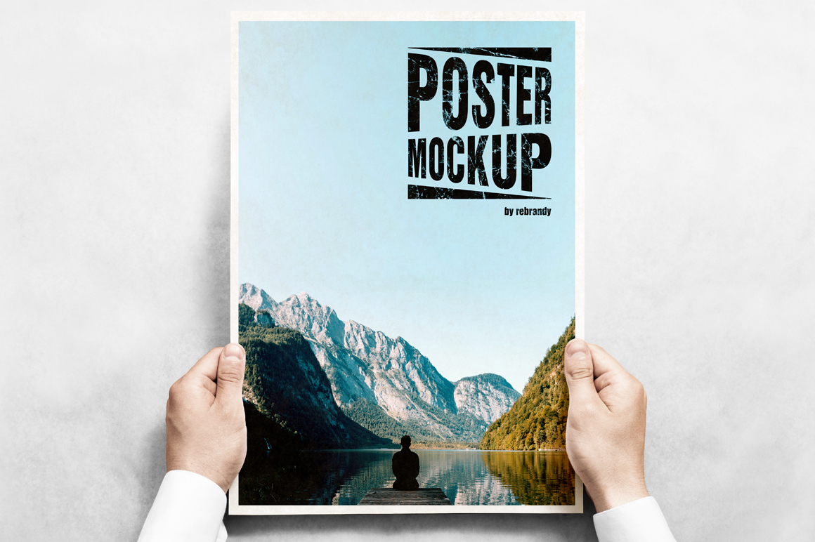 Sticker Poster Mockup