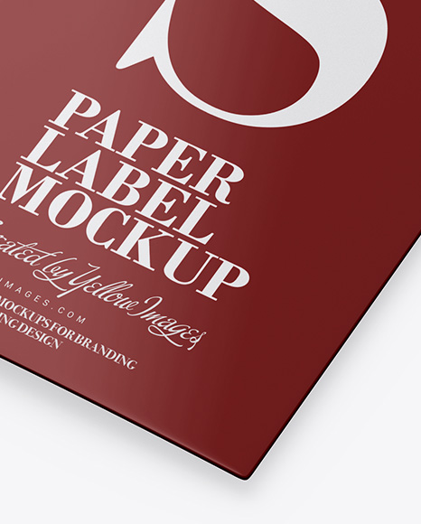 Download Glossy Label Mockup In Object Mockups On Yellow Images Object Mockups Yellowimages Mockups