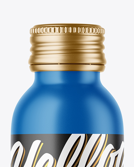 Matte Bottle Mockup PSD #2