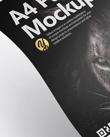 A4 Paper Mockup PSD #2