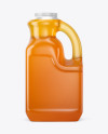 Plastic Jug w/ Pure Honey Mockup