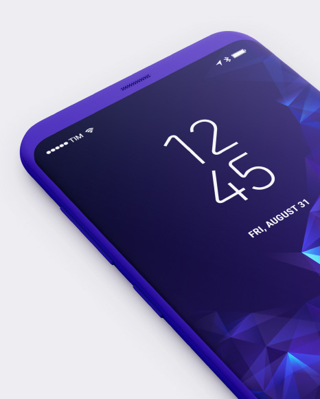 Clay Samsung Galaxy S8 Mockup PSD #1