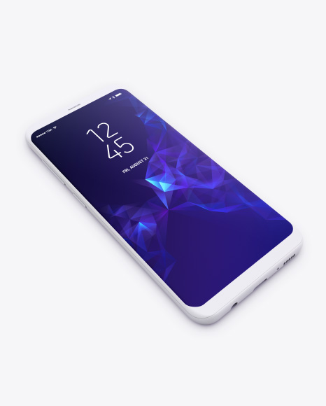 Clay Samsung Galaxy S8 Mockup PSD #7