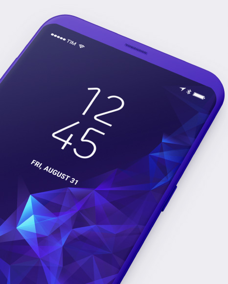 Clay Samsung Galaxy S8 Mockup PSD #1
