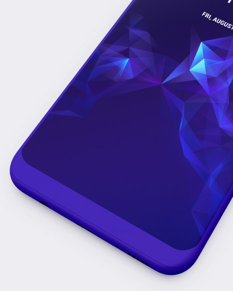 Clay Samsung Galaxy S8 Mockup PSD #6