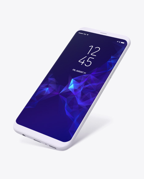 Clay Samsung Galaxy S8 Mockup Clay Samsung Galaxy S8 Mockup