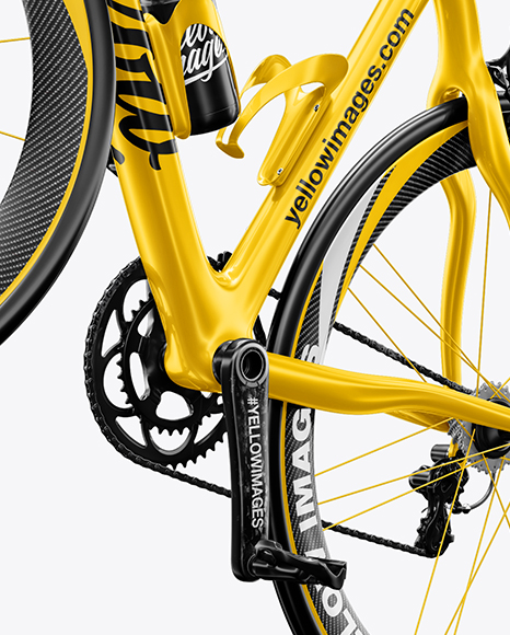 Download Road Bicycle Mockup Left Half Side View In Vehicle Mockups On Yellow Images Object Mockups