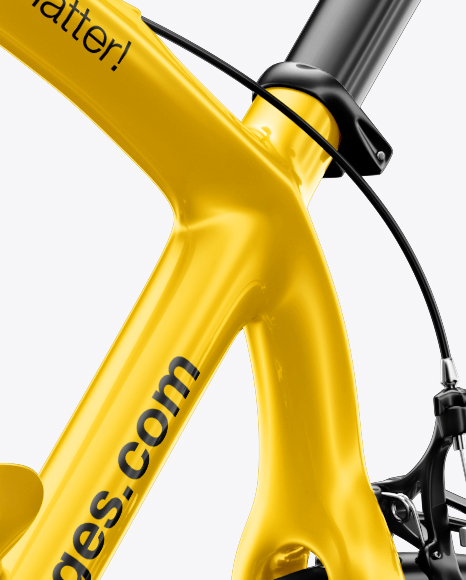 Download Road Bicycle Mockup Left Half Side View In Vehicle Mockups On Yellow Images Object Mockups PSD Mockup Templates