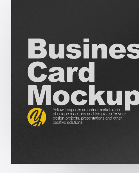 Two Textured Business Cards Mockup PSD #1