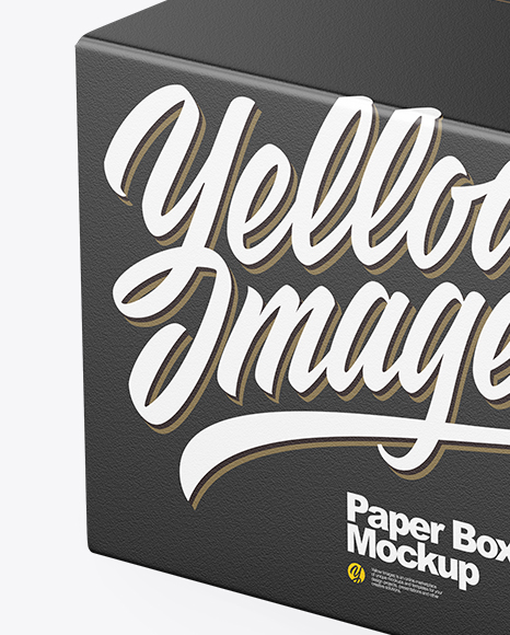Paper Box Mockup PSD #2