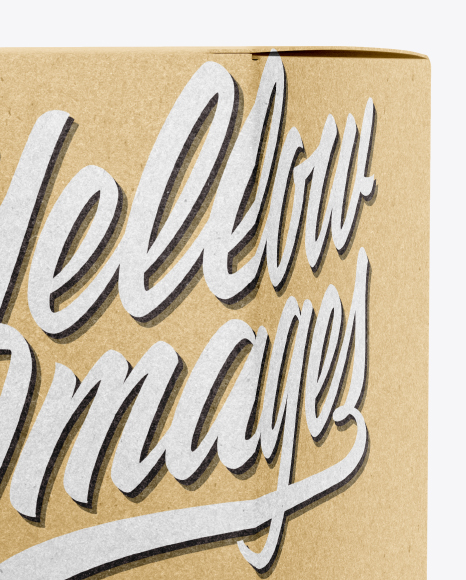 Metallic Dropper Bottle w  Kraft Box Mockup PSD #1