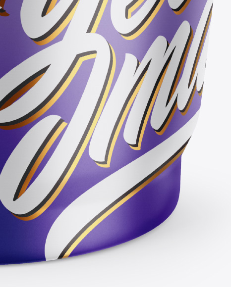 Matte Plastic Cup Mockup PSD #1