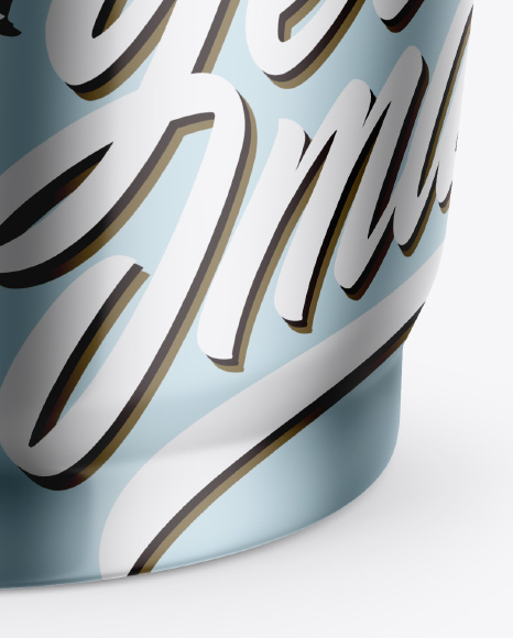 Metallic Plastic Cup Mockup PSD #4