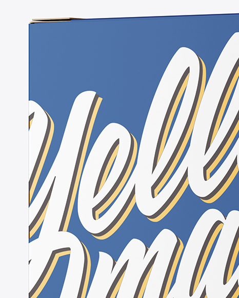 Matte Paper Box Mockup PSD #2