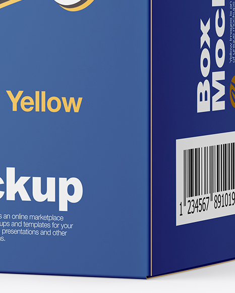 Matte Paper Box Mockup PSD #1