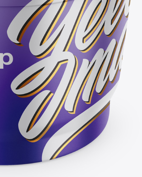 Matte Plastic Cup Mockup PSD #1