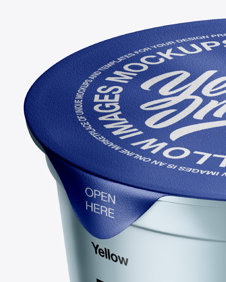 Metallic Plastic Cup Mockup PSD #2