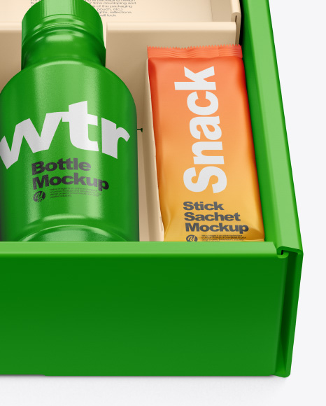 Display Box Mockup PSD #2