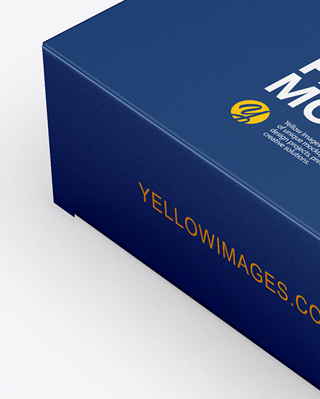 Paper Box Mockup PSD #3