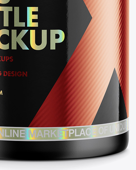 Matte Plastic Pills Bottle Mockup PSD #1