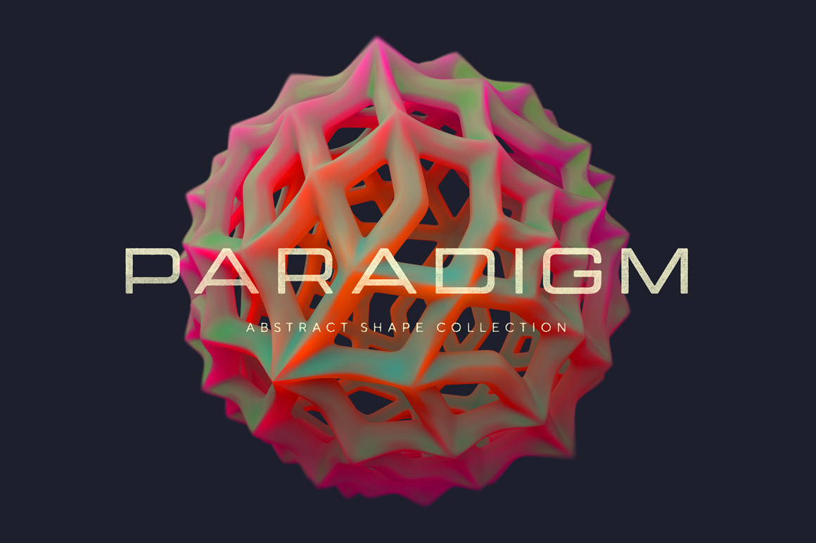 Paradigm Abstract Shapes In Design Elements On Yellow Images Creative Store